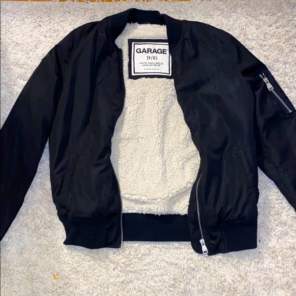 Black Bomber Jacket